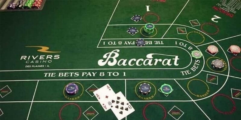 Giao diện Baccarat từ cửa game Kubet siêu thân thiện với người chơi